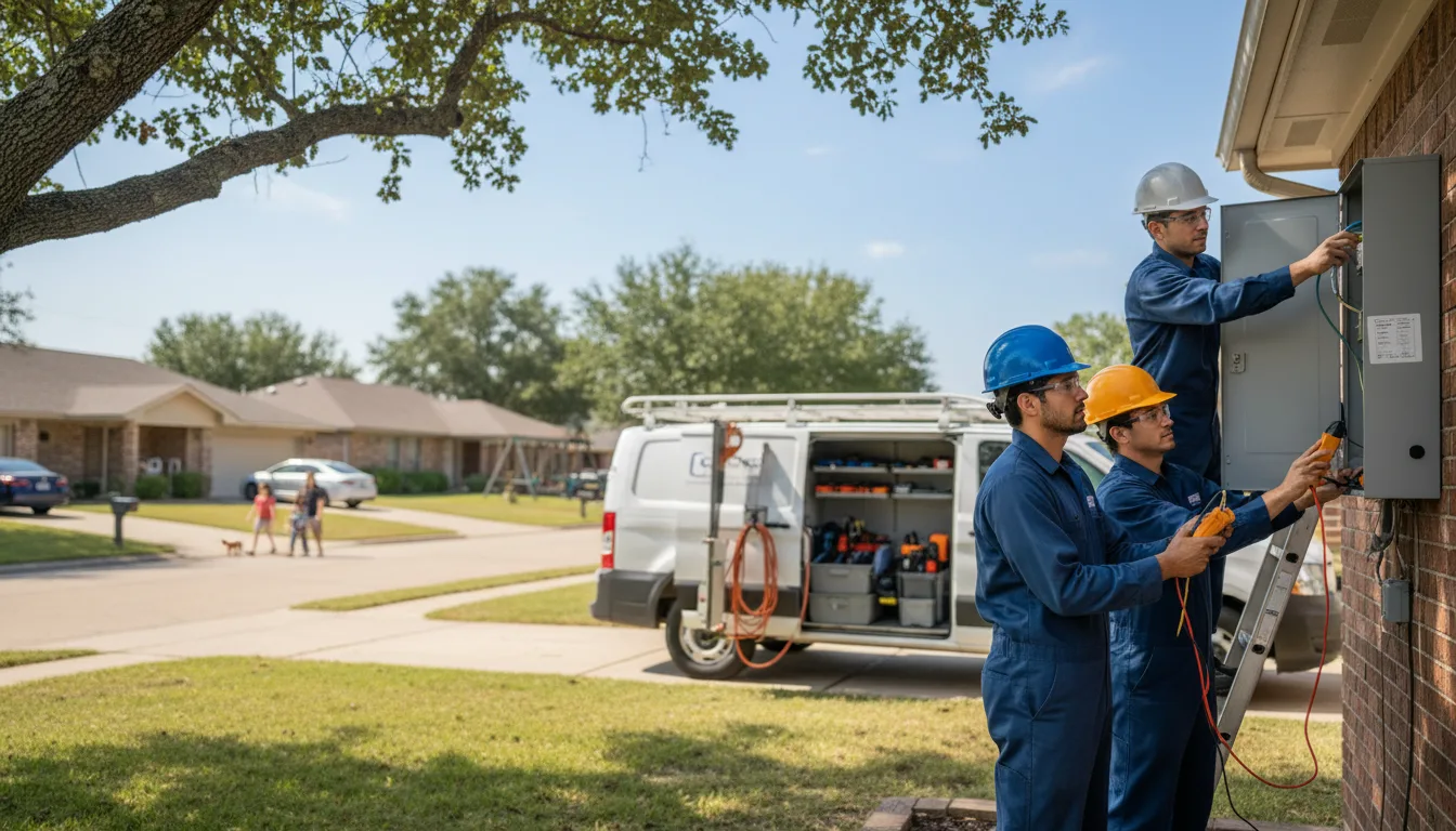 Certified electrician providing emergency electrical services in Axton, VA